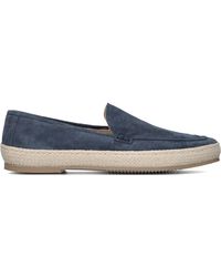 Stefano Lauran - Blaue Wildleder Slip-On Schuhe Lord-251 - Lyst