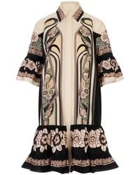 La DoubleJ - Kleedjes ,Veelkleurig ,Katoen Choux Dress - Lyst