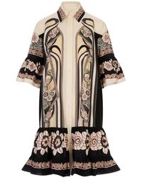 La DoubleJ - Kleedjes ,Veelkleurig ,Katoen Choux Dress - Lyst