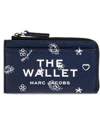 Marc Jacobs - Accessoires ,Blauw ,Leer The Wallet - Lyst