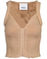 Erika Cavallini Semi Couture - Sleeveless Tops - Lyst