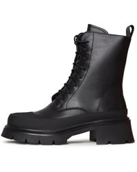 CESARE GASPARI - Stilvolle leder schnürstiefeletten - Lyst
