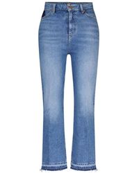 BOSS - Cropped Jeans - Lyst