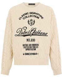 Dolce & Gabbana - Round-Neck Knitwear - Lyst