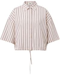 DRYKORN - Lainay Cropped Shirt Blouse - Lyst