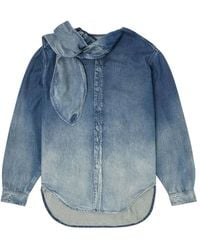 DIESEL - Denim Shirts - Lyst