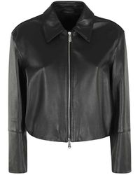 Dondup - Jassen ,Zwart ,Leer Leather Jacket - Lyst