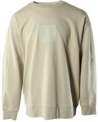 C.P. Company - Diagonal fleece sweater - Lyst