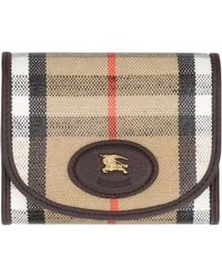Burberry - Highlands Coated Canvas Wallet - Lyst