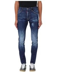 DSquared² - Coole Distressed Skater Jeans Voor Mannen - Lyst