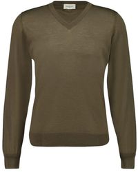 Piacenza 1733 - V-Neck Knitwear - Lyst