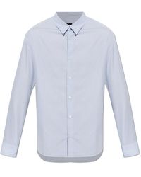A.P.C. - Overhemden ,Blauw ,Katoen Malo Sans Poche Shirt - Lyst