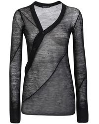 Ann Demeulemeester - Knitwear > Long Knitwear - Lyst