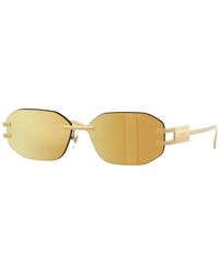 Versace - Stilvolle sonnenbrille ve2274,stilvolle sonnenbrille in schwarz,stilvolle sonnenbrille mit schwarzem rahmen - Lyst