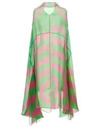 Dries Van Noten - Ducy Midi Jurk - Lyst