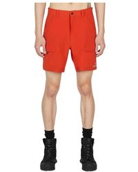 Ostrya - Korte Broeken ,Oranje ,Polyester Flex Casual Hiking Shorts - Lyst