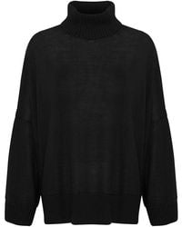Inwear - Zwarte Pullover Trui Met Rolhals - Lyst