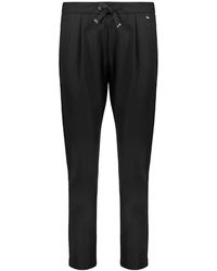 Herno - Broeken ,Zwart ,Leer Technische Stoffen Broek - Lyst
