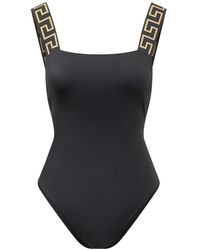 Versace - Greca Einteiliger Badeanzug - Lyst