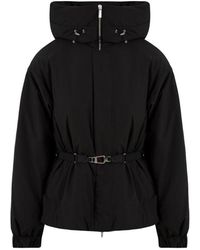 Moorer - Jassen ,Zwart ,Polyester Glarea Short Down Jacket - Lyst