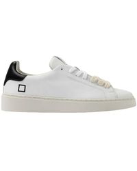 Date - Schoenen ,Wit ,Katoen Levante Sneakers - Lyst