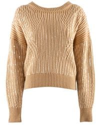 Nenette - Round-Neck Knitwear - Lyst