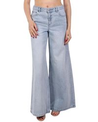 Michael Kors - Denim Wide-Leg Jeans - Lyst