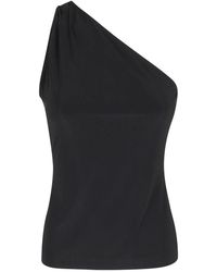 Norma Kamali - One Shoulder Top - Lyst