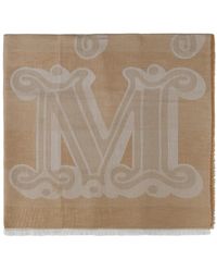 Max Mara - Accessoires ,Bruin ,Katoen Mxasenior Stole - Lyst