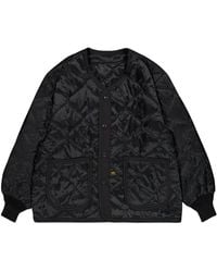 Alpha Industries - Jassen ,Zwart ,Heritage Zwarte Liner Jas - Lyst