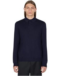 A.P.C. - Klassischer Woll-Polo-Pullover - Lyst