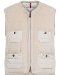 Moncler - Jassen ,Katoen Mimosas Vest - Lyst