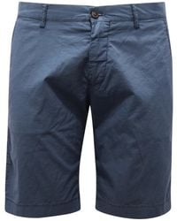 BERWICK  1707 - Blaue Bermuda-Shorts - Lyst