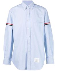 Thom Browne - 4-Bar Oxford Shirt - Lyst