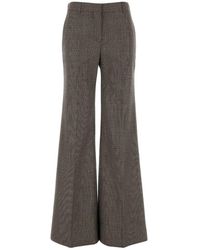 Stella McCartney - Geborduurde Wool Palazzo Broek - Lyst