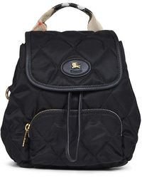 Burberry - Mini Horseshoe Stepp-Rucksack Aus Nylon - Lyst