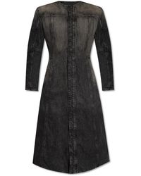 DIESEL - Kleedjes ,Zwart ,Denim De-Sy-S' Denim Jurk - Lyst