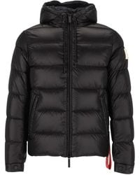 AFTER LABEL - Jassen ,Zwart ,Verbier Cropped Puffer Jacket - Lyst