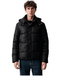Guess - Jassen ,Zwart ,Down Jassen - Lyst