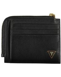 Guess - Portafoglio in pelle rfid con chiusura a zip - Lyst