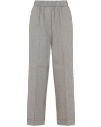 Peserico - Straight Trousers - Lyst