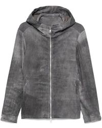 Giorgio Brato - Schmale Passform Wildlederjacke Mit Knöpfen - Lyst