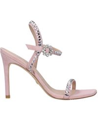 Stuart Weitzman - Roze Leren Stilettohak Sandalen - Lyst