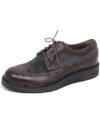 Corvari - Vintage Effect Schoenen Met Veters - Lyst