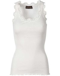 Rosemunde - Tops ,Wit ,Witte Top Met Stijl 5205 - Lyst