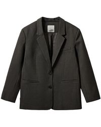 Sofie Schnoor - Jassen ,Grijs ,Leer Blazers - Lyst