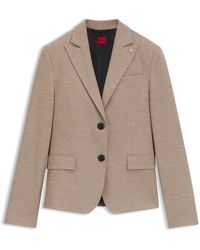 HUGO - Jassen ,Bruin ,Anoria Blazer - Lyst