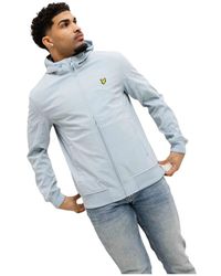 Lyle & Scott - Jassen ,Blauw ,Polyester Mesh Back Softshell Jacket - Lyst