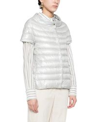 Herno - Nylon Short Down Jacket - Lyst