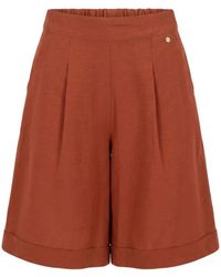 Trussardi - Wide-Leg Bermuda Shorts - Lyst